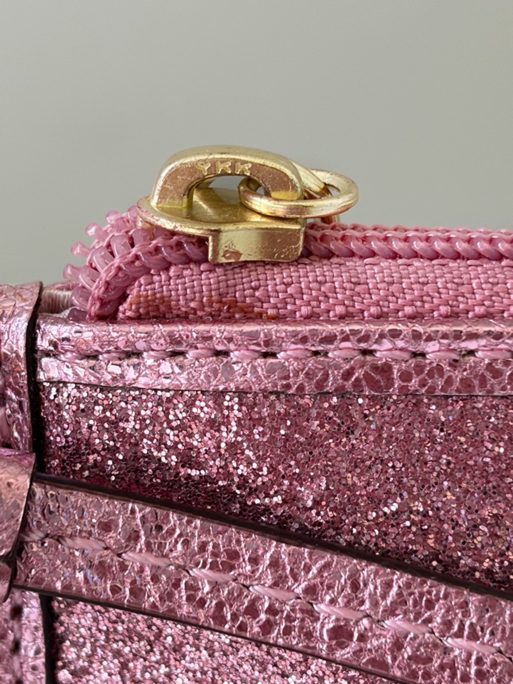 Coach Pink Glitter Wristlet - Picture 10 of 14